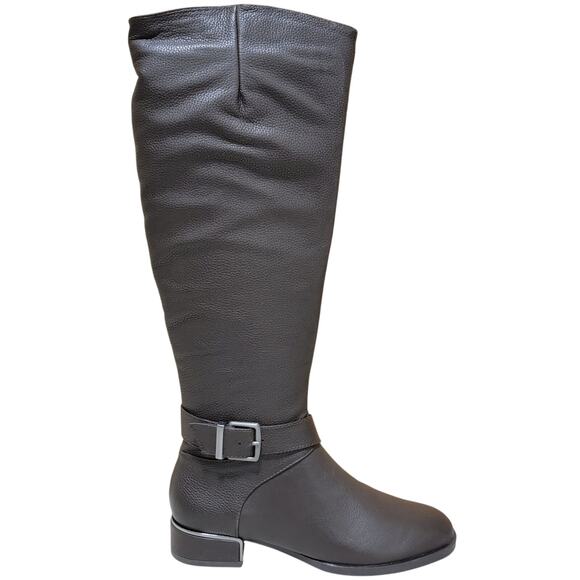 Kenneth Cole Women Branden Knee High Riding Boots Size US 5.5M Chocolate Brown - Picture 2 of 7